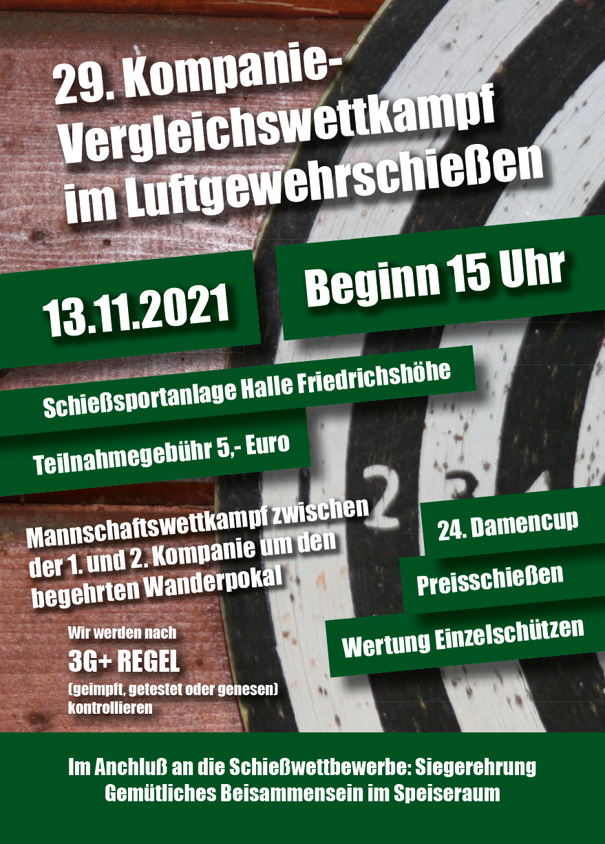 Kompaniewettkampf 2021 Flyer