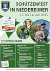 Festprogramm Schützenfest 2025